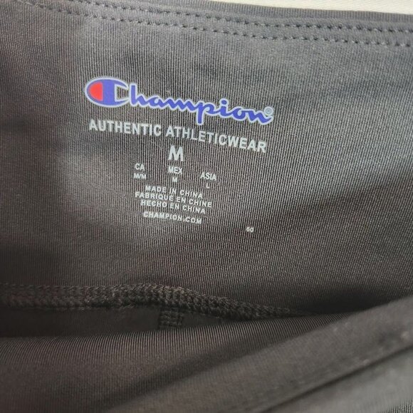 Champion Capri Workout Leggings in‎ Black - Size Medium - Picture 5 of 6